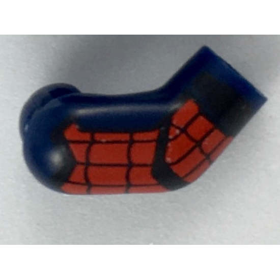 Arm, Right with Black and Red Webbing, Chevron Pattern