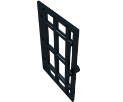 Door 1 x 6 x 7 Barred