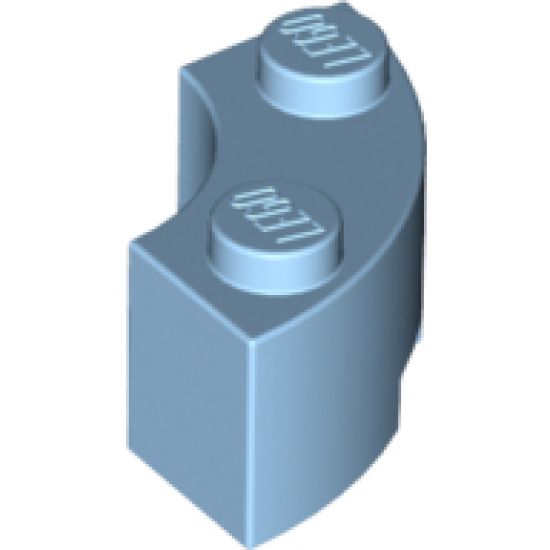 Brick, Round Corner 2 x 2 Macaroni with Stud Notch and Reinforced Underside