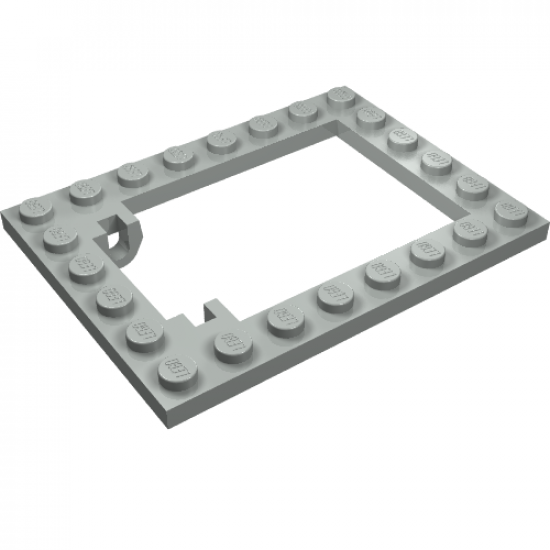 Plate, Modified 6 x 8 Trap Door Frame Horizontal