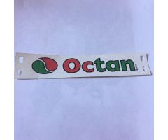Plastic Rectangle 16 x 4 with Octan Logo Pattern