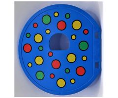 Duplo Ball Tube Exit Door with Polka Dots Pattern