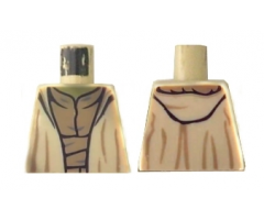 Torso SW Layered Shirt Yoda, Olive Green Neck Pattern