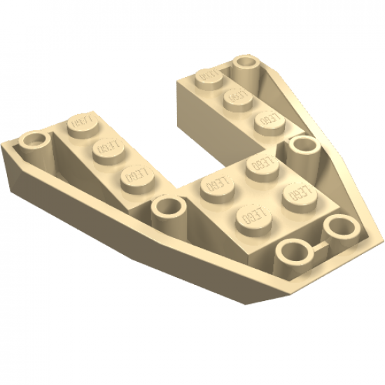 Boat Bow Brick 6 x 6 x 1