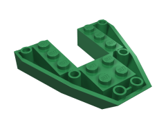 Boat Bow Brick 6 x 6 x 1