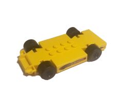 Vehicle, Base Fast Food Racer 6 x 10 with Black Wheels and Black Tires