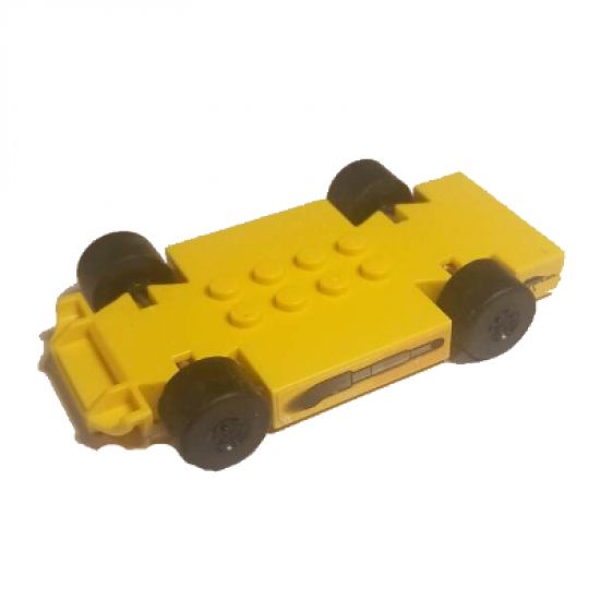 Vehicle, Base Fast Food Racer 6 x 10 with Black Wheels and Black Tires