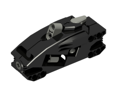 Electric RC Race Buggy Steering Unit