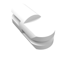 Arm Piece Straight with 2 and 3 Fingers