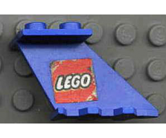 Tail 4 x 2 x 2 with Lego Logo Pattern on both Sides (Stickers) - Sets 455-1 / 657-1