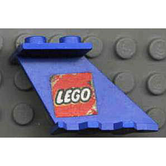 Tail 4 x 2 x 2 with Lego Logo Pattern on both Sides (Stickers) - Sets 455-1 / 657-1