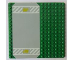 Baseplate, Road 16 x 16 with Driveway and Yellow Truck Pattern
