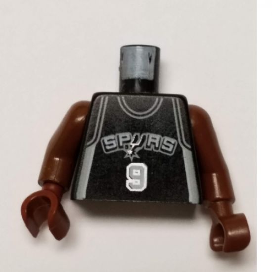 Torso NBA San Antonio Spurs #9 Pattern / Brown NBA Arms