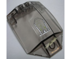 Windscreen 8 x 6 x 2 Curved with Target Head-Up Display (HUD) Pattern #2 (Sticker) - Set 7477