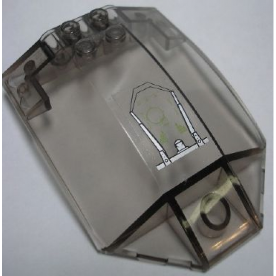 Windscreen 8 x 6 x 2 Curved with Target Head-Up Display (HUD) Pattern #2 (Sticker) - Set 7477