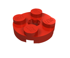 Plate, Round 2 x 2 with Axle Hole (x Shape)