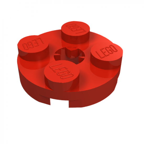 Plate, Round 2 x 2 with Axle Hole (x Shape)