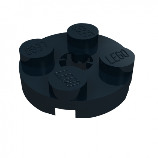 Plate, Round 2 x 2 with Axle Hole (x Shape)
