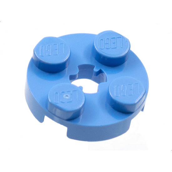 Plate, Round 2 x 2 with Axle Hole (x Shape)