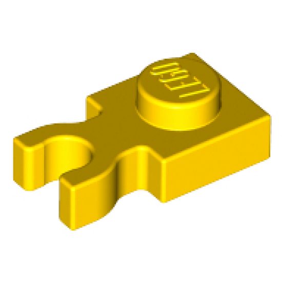 Plate, Modified 1 x 1 with U Clip Thick (Vertical Grip)