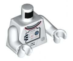 Torso Shuttle Adventure Logo and Equipment with 'AEJ-S81' Front and Back Pattern / White Arms / White Hands