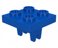 Plate, Modified 2 x 2 with Wheel Holder Bottom