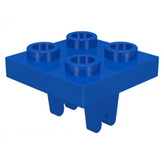 Plate, Modified 2 x 2 with Wheel Holder Bottom
