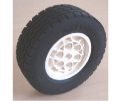 Wheel & Tire Assembly 62.4 x 20, with Black Tire 62.4 x 20 (32020 / 32019)