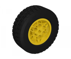 Wheel & Tire Assembly 62.4 x 20, with Black Tire 62.4 x 20 (32020 / 32019)