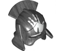Minifigure, Headgear Helmet Castle with Lateral Comb and Handprint Pattern