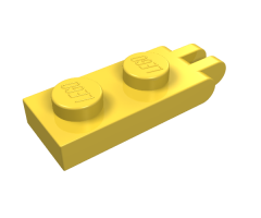 Hinge Plate 1 x 2 with 2 Fingers and Solid Studs