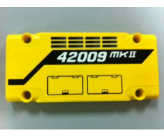 Technic, Panel Plate 5 x 11 x 1 with Grilles, Hatches and '42009 MKII' Pattern (Sticker) - Set 42009