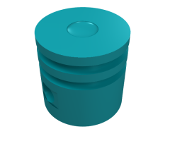 Technic Engine Piston Round