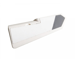 Technic, Panel Fairing #21 Very Small Smooth, Side B with Dark Bluish Gray Stripe and White Background Pattern (Sticker) - Set 42096