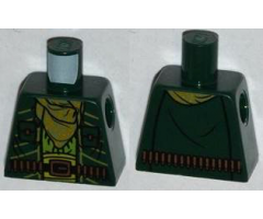 Torso Vest with Checkered Bandana and Ammunition Belt Pattern