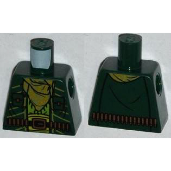 Torso Vest with Checkered Bandana and Ammunition Belt Pattern