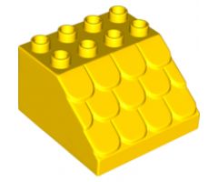 Duplo, Brick 4 x 4 x 2 Slope Shingled
