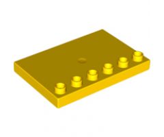 Duplo Tile, Modified 4 x 6 with Studs on Edge