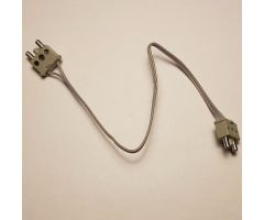 Electric, Wire 12V / 4.5V with 2 Leads, 28 Studs (22cm) Long with 2 Light Gray Electric, Connector, 2-Way Male Squared Narrow Long with Center Post