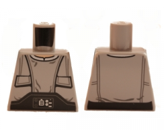 Torso SW Pocket-Vest with Wrinkles and Techno-Buckle Pattern (Lobot)