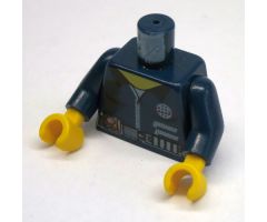 Torso Alpha Team Logo, Shirt with Zipper, Utility Belt and Gauge Pattern / Dark Blue Arms / Yellow Hands