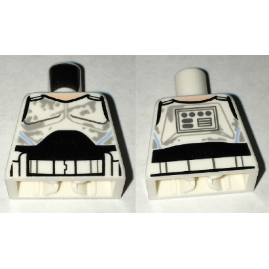 Torso SW Armor Captain Rex, Dirt Stains Pattern (Rebels)