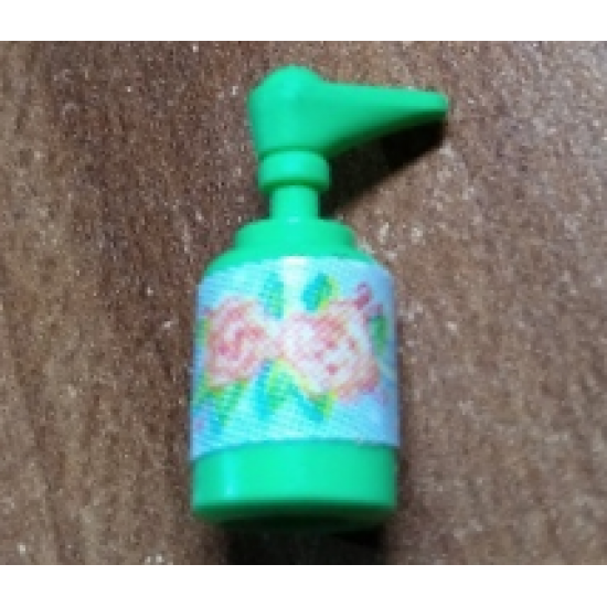 Scala Accessories Bottle Pump with 2 Roses Pattern (Sticker) - Set 3242