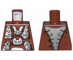 Torso Space Police 3 Spiked Armor Pattern