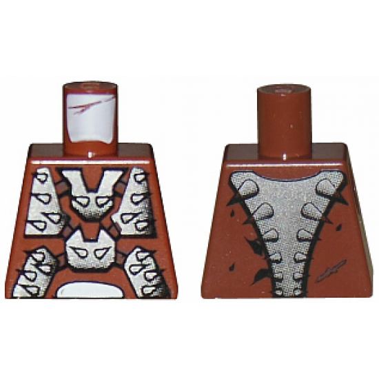 Torso Space Police 3 Spiked Armor Pattern