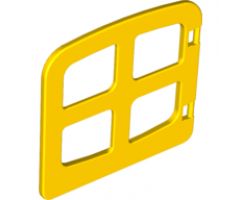 Duplo, Building Door / Window Pane 1 x 4 x 3 with Four Panes