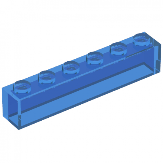 Brick 1 x 6 without Bottom Tubes