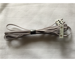 Electric, Wire 12V / 4.5V with male Squared Wide Short Connector and Male Squared Narrow Long Connector, 190 Studs Long