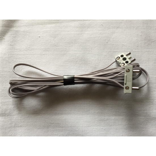 Electric, Wire 12V / 4.5V with male Squared Wide Short Connector and Male Squared Narrow Long Connector, 190 Studs Long