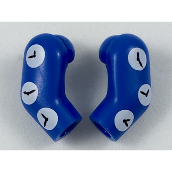 Arm, (Matching Left and Right) Pair with 3 Clocks Pattern